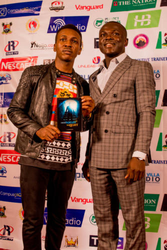 Popular Artiste Frank Edwards with Convener at Summit 3.0 RedCarpet